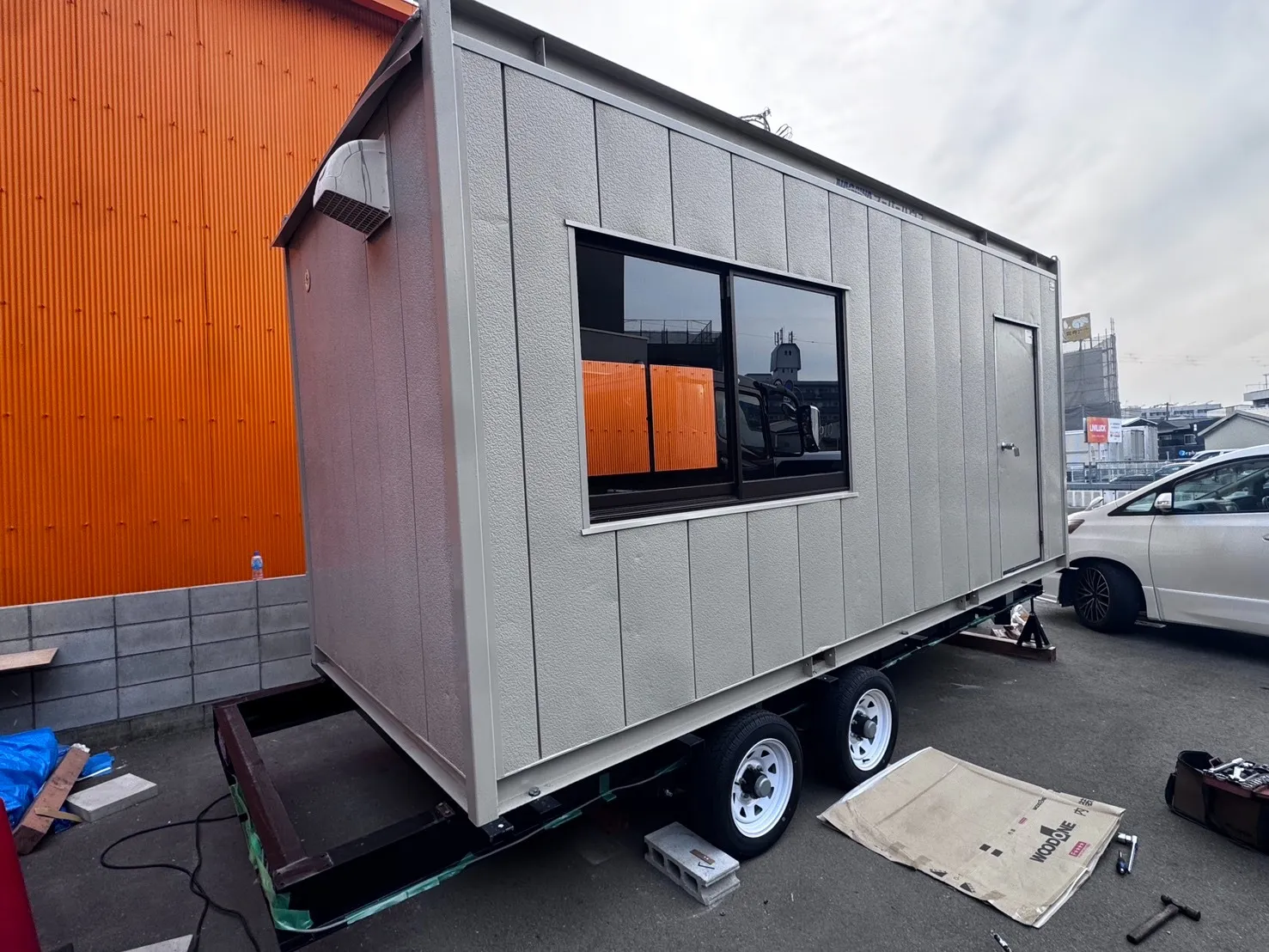 現場事務所用トレーラーハウス🏗️