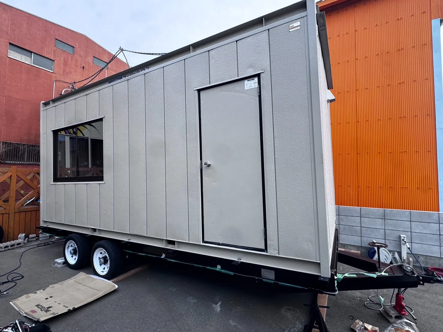 現場事務所用トレーラーハウス🏗️